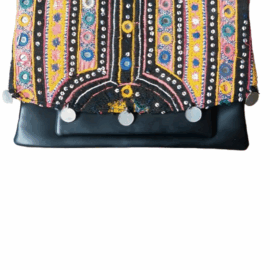 Midnight Charm Boho Clutch
