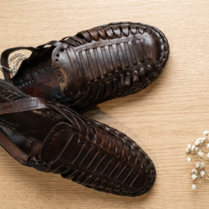 Classic Brown Handmade Leather Mojari