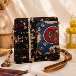 Handcrafted Traditional Printed Crossbody Sling Bag for Everyday Ethnic Style