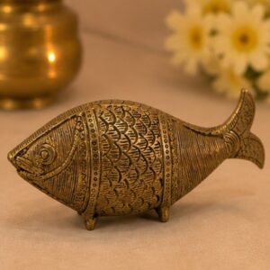 Brass Fish Decorative Showpiece